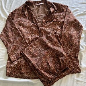 Victoria’s Secret Leopard Print Pajama Set